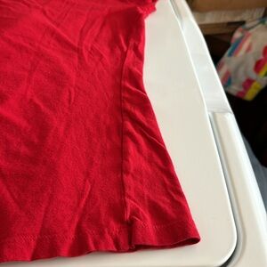 Disney True Original Mickey Mouse Short Sleeves Red Cotton Tee Juniors M (7-9)